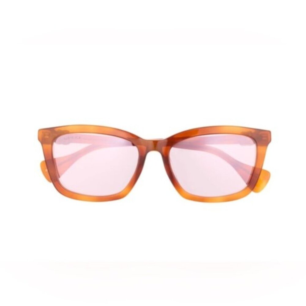 Gucci Women's Sunglasses in Orange and Pink